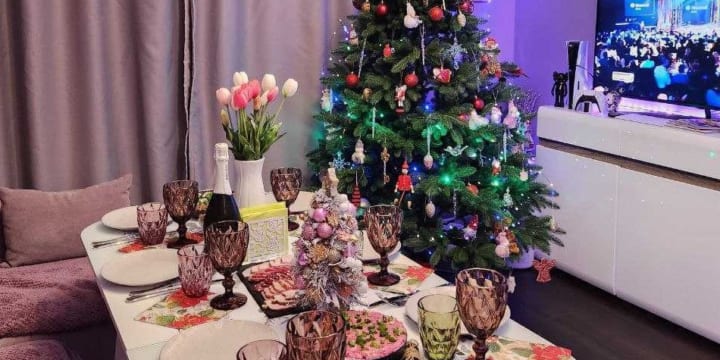 ロシアのホームパーティー
